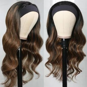 24” Body Wave Headband Wig FB30 Color Glueless Wig